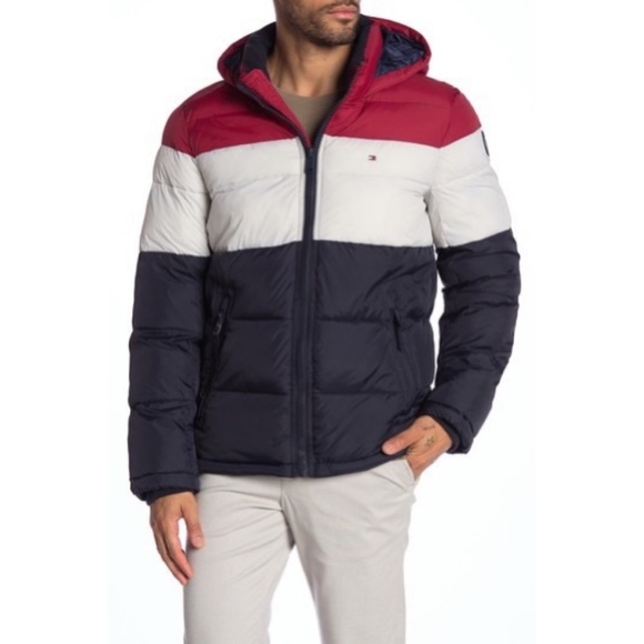 tommy jeans quilted padded jacket
